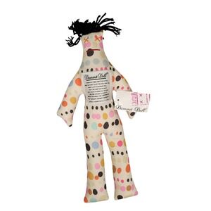Dammit Doll Stress Relief Plush 13" Polka Dot Funny Gag Office Gift NWT